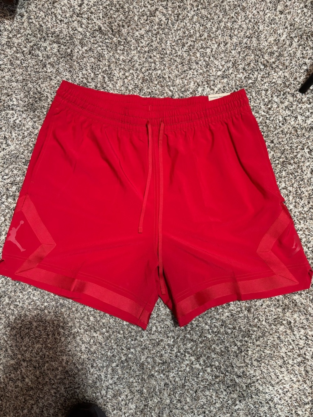 Air Jordan Dri-fit diamond tonal red shorts. New. Large men’s